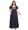 Pure Cotton Embroidery Nighty for Women, Cotton Night Gown, Night Maxi Gown, Cotton Nighty with a Pocket and Adjustable Knot