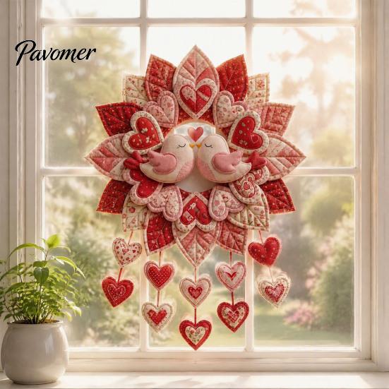 Herbst Ernte Weihnachten Halloween Ostern Basteln 12 Monate DIY Türhänger Nähset, Stoff Patchwork Muster und DIY-Set für Anfänger Saisonal