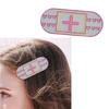 Gothic Hairpin with Adorable Anime Kitten Heart Crosses Design Premium Acrylic Gentle on Hair Suitable for Fine to Medium Hair Types Parties