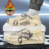 Pantofole in cotone invernali in velluto borsa termica e scarpe in cotone impermeabili e antiscivolo suola spessa pantofole taglia grande