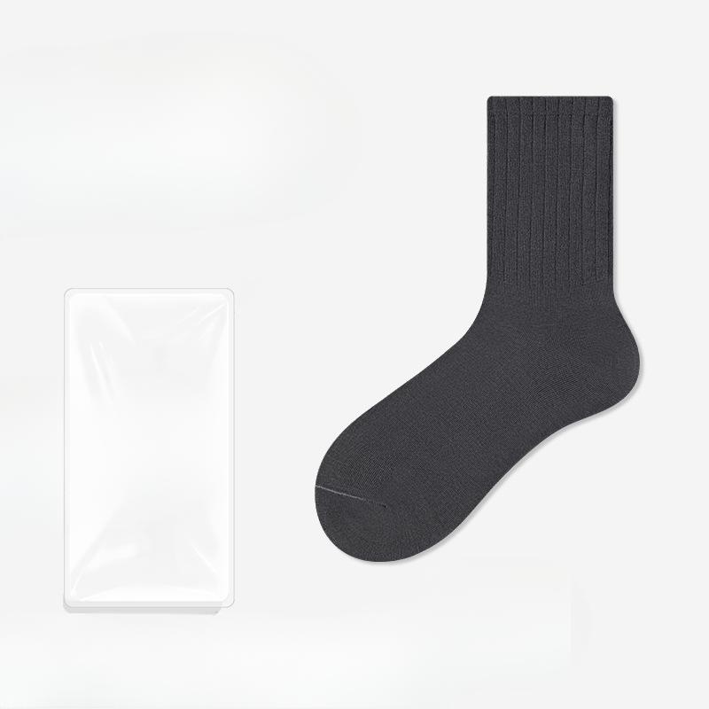 Female Spring and Autumn Pure Cotton Moon Son In The Tube Pile Pile Socks