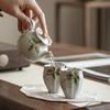 Osmanthus teapot exquisite small kung fu tea set household one pot two cups high-end housewarming new home teacup gift