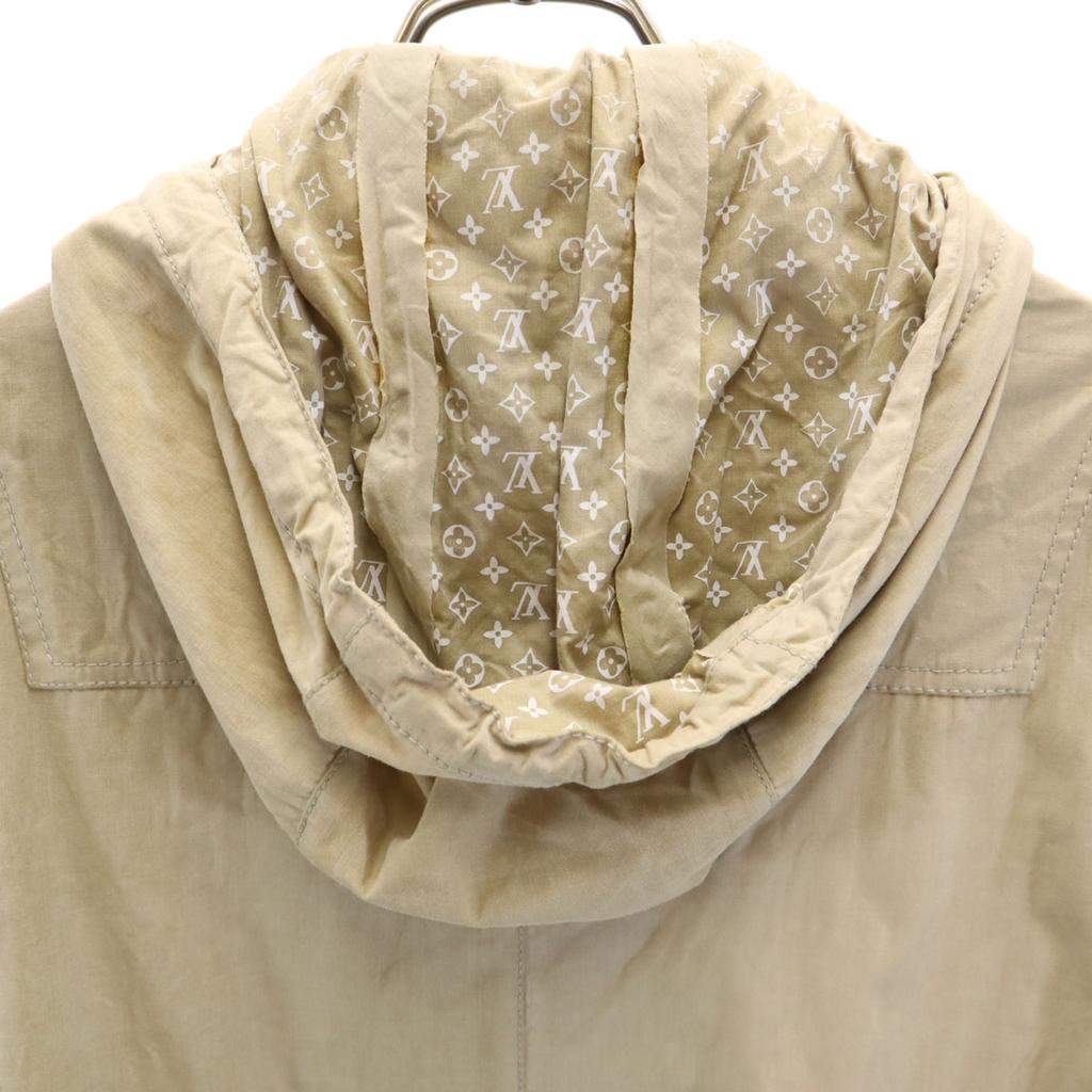 LOUIS VUITTON made in Italy Hooded Jacket 38 beige Women Used