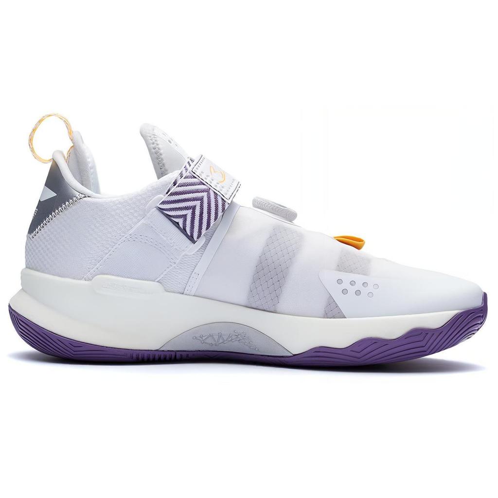 Li Ning Wade Fission 7 V2 Ammortizzazione Confortevole Antiscivolo Resistente all'Abrasione Copertura Supporto Caviglia Bassa ABPR047-12