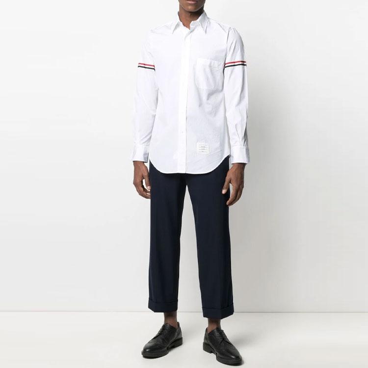 THOM BROWNE RWB Stripe Button-Up Shirt MWL150E-03113-100