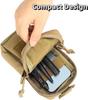 Outdoor Tactical Molle Waist Pack: Multifunctional First Aid & Phone Pouch