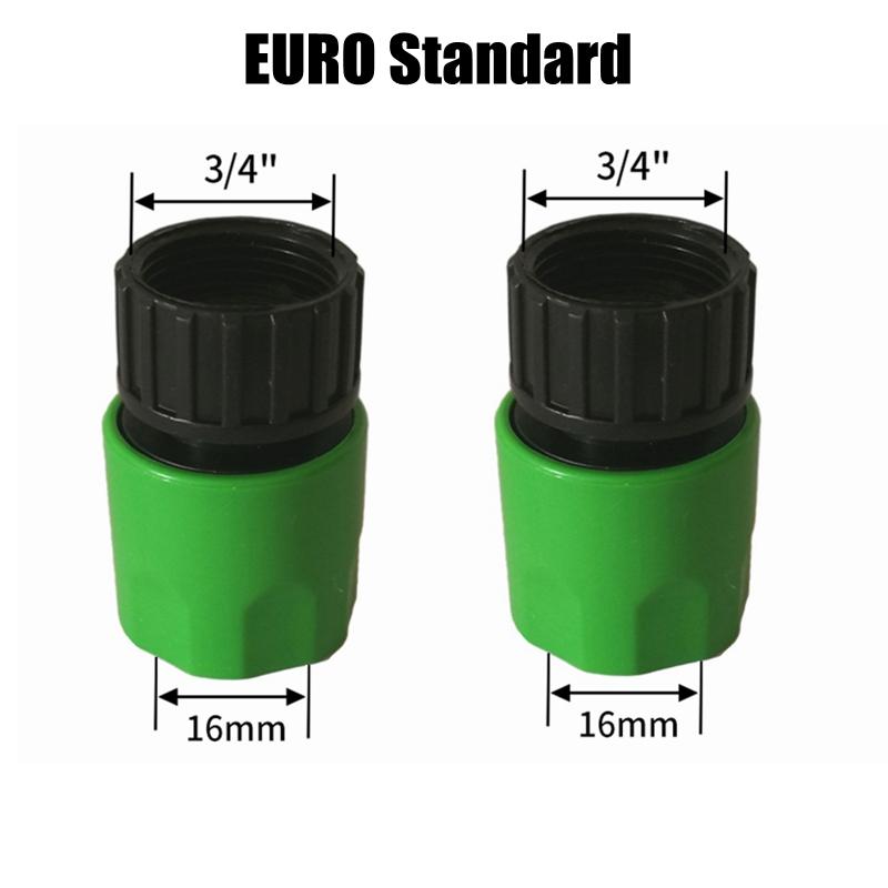

Быстроразъемный ниппель евростандарта 3/4 дюйма с внутренней и наружной резьбой трубный адаптер садовая трубка капельное орошение поливная система подходит 3/4