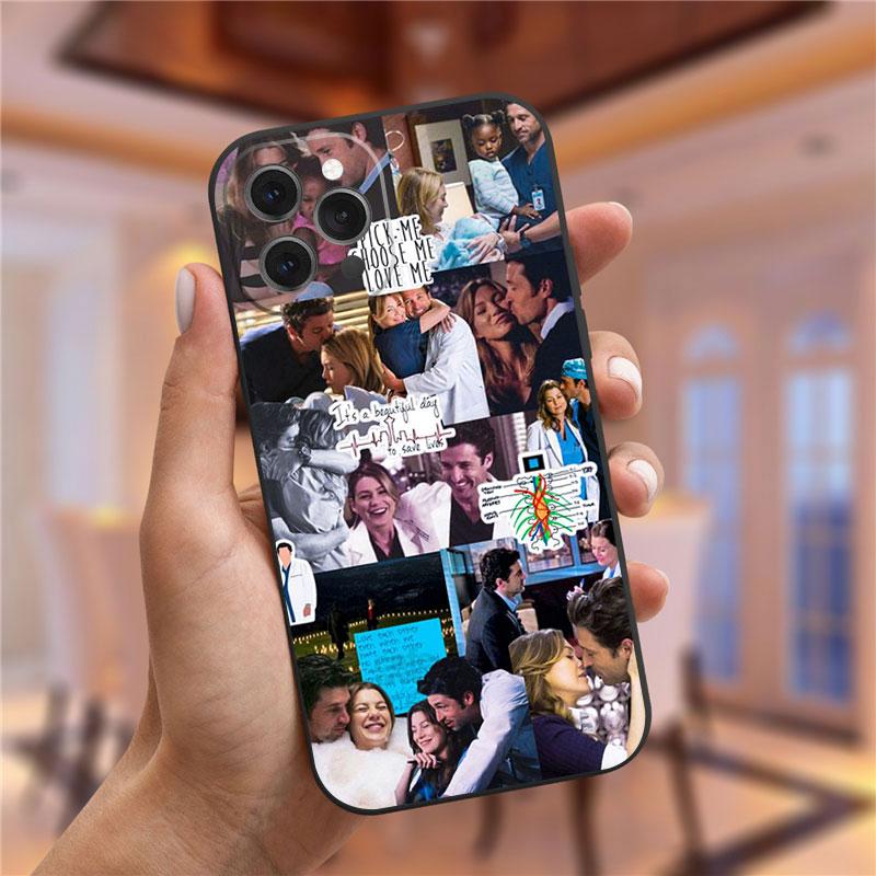 Greys Anatomy You Are My Person Black Soft Silicone Phone Case For iPhone 13 Mini 11 Pro 12 Pro Max 6S 7 8 Plus XS Max XR Cover
