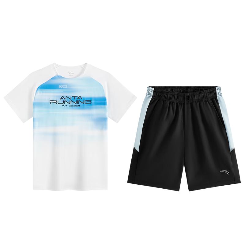 Anta Boys' Summer 2025 Quick-Dry Cooling Short Sport Set