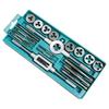 20-Piece Tap and Die Set with Storage Case, Adjustable Tap and Die for Correction and Repair, High-Hardness Tap and Wrench, Fits Various Thread Sizes