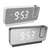 Projection Alarm Clock Time Date Temperature Display 180 Degree Wide Angle HD LED Screen Projectable