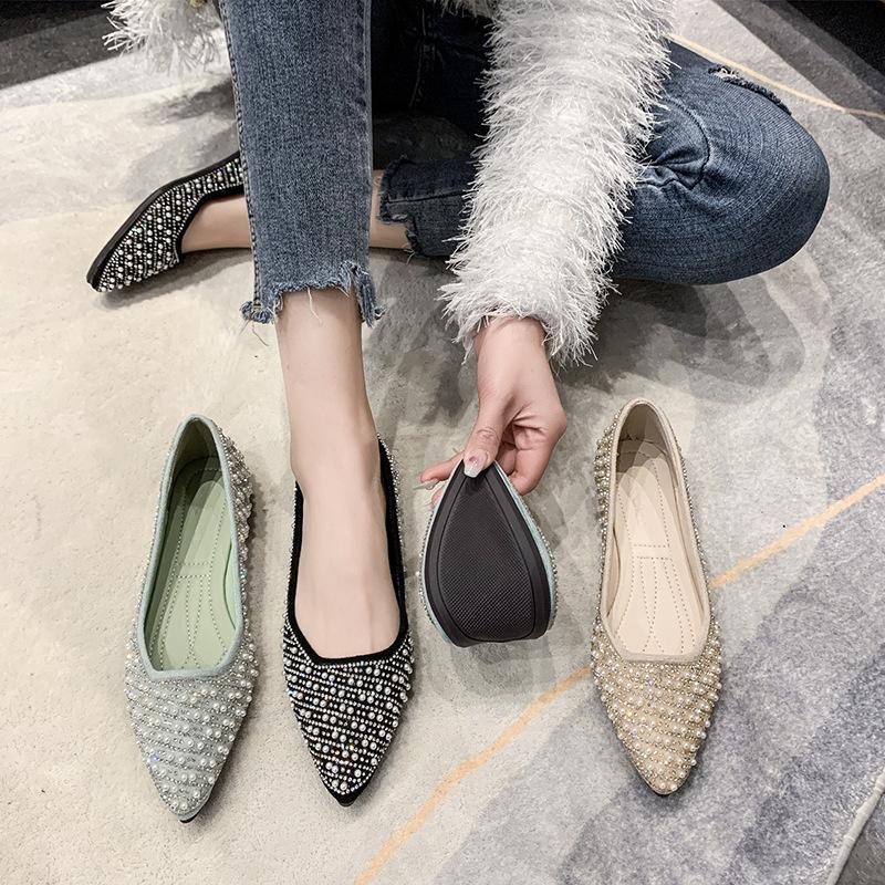 Damskie Buty Wsuwane Wiosna Lato 2022 Codzienne Płaskie Buty do Chodzenia Damskie Niskie Buty