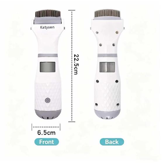 Pettine Elettrico per Cani Strumento Pulizia Peli Animali Gatto Cane Può Allontanare Pidocchi Pulci per Bellezza Pulizia Animale Domestico per Cane Animale Domestico da Usare