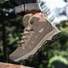 Couples Outdoor Casual Hiking Shoes Four Seasons Breathable Anti-slip Walking Shoes Fashion Men's Plus Size Sports Running Shoes