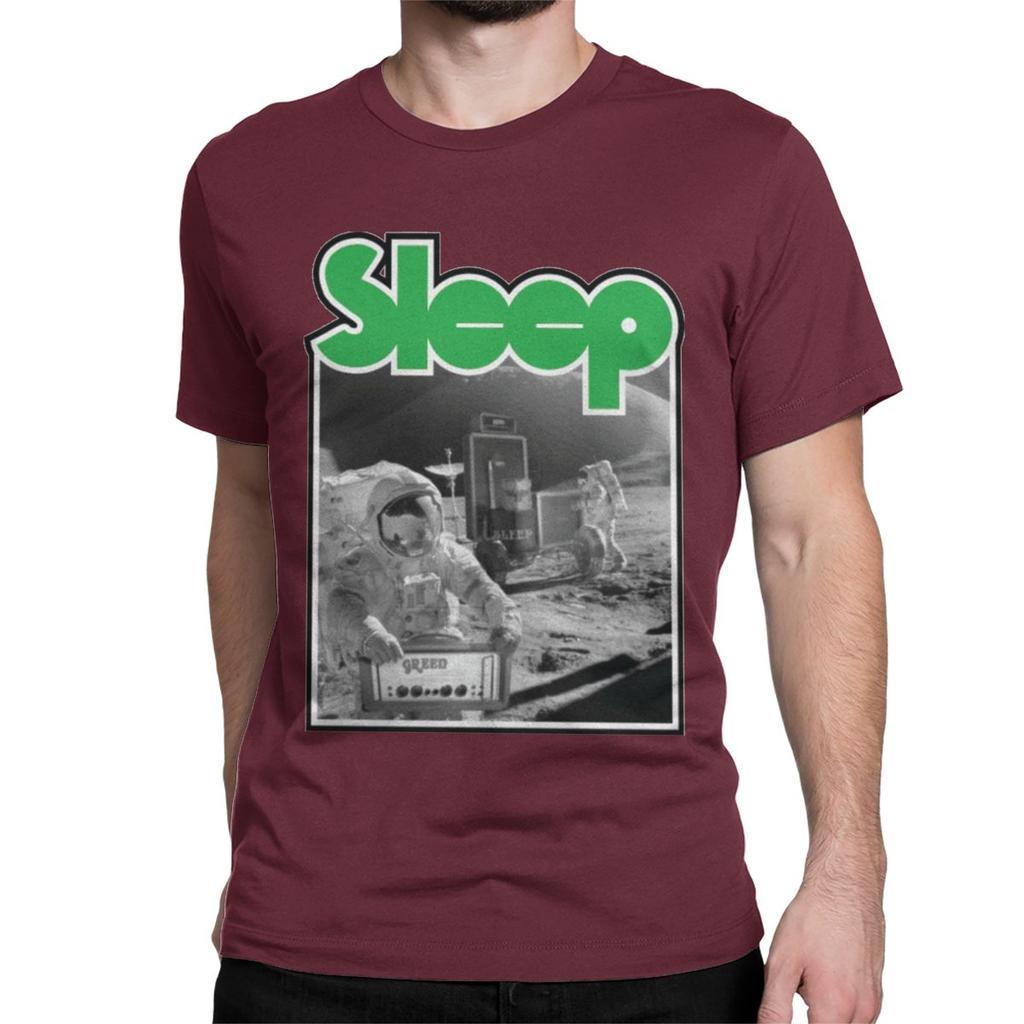 Sleep Doom Death Band Rock Metal Men Women T Shirt Sleep Stoner Funny Tee Shirt Short Sleeve Round Neck T-Shirt Cotton 6XL Tops