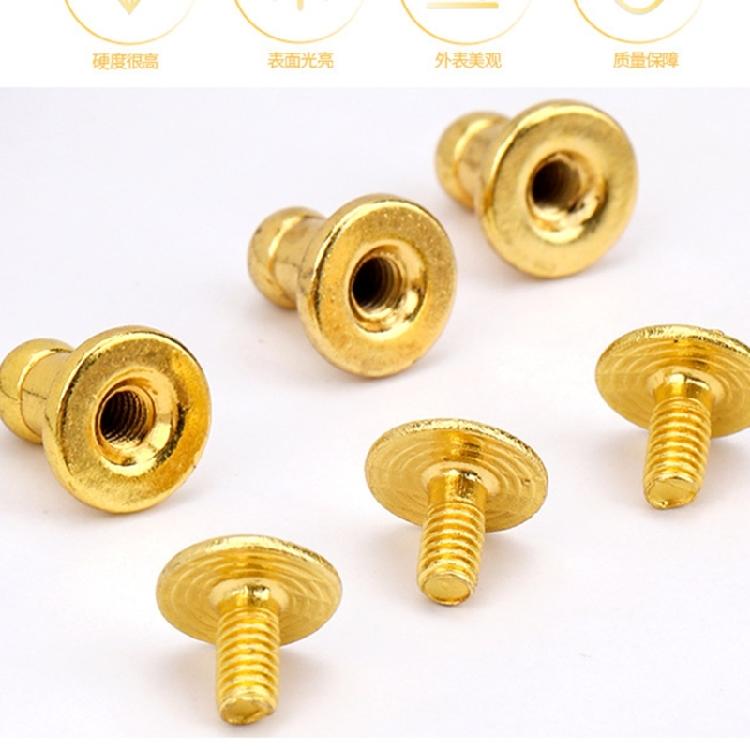 Rivets Screwback Button Studs MM 7MM 8MM Metal Screws Spikes and Studs, for Leather Shoe Belt Bag Clothing Decoration