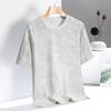 Men's Comfortable, Simple, Loose, Breathable And Cool Casual Round Neck Short-sleeved T-shirt For Men