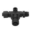 For NMEA 2000 T Connector 3 Port 5Pin M12 Thread IP67 Waterproof for Garmin Networks