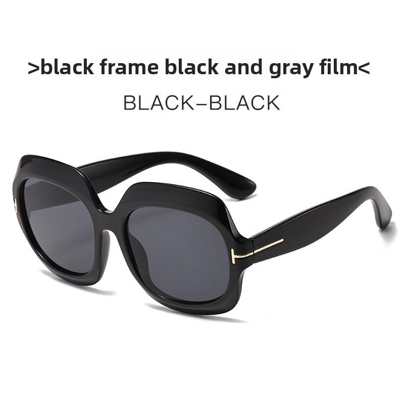 Trendy Black Frame Square Eyewear With Pc Lenses For Driving And Outdoor Activities Black Black Gray