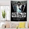 BBring Me The HHorizon Anime Tapestry Hanging Tarot Hippie Wall Rugs Dorm Home Decor