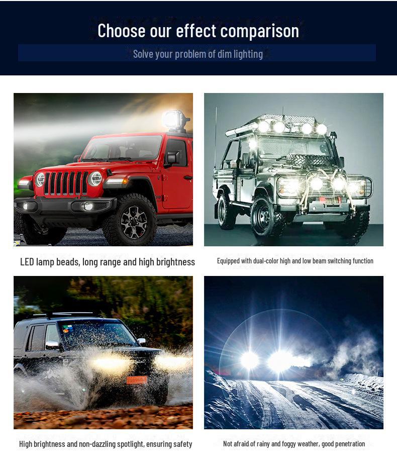 20W LED Motorradscheinwerfer & Autoscheinwerfer