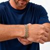 10MM Chunky Strap Bracelet for Men Women,Gold Plated Stainless Steel Chain Link Wristband,Luxury Jewelry Gift