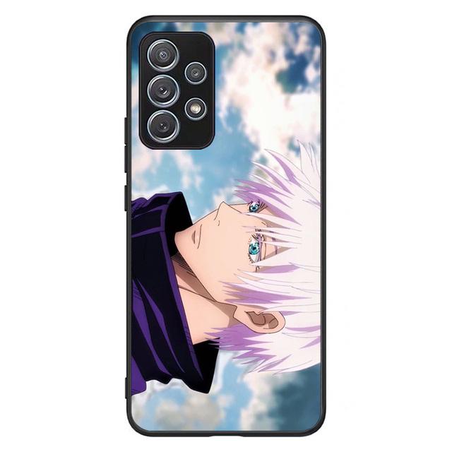 Pouzdro na telefon Jujutsu Kaisen pro Samsung Galaxy A02 A03s A10 A20 A21s A31 A40 A41 A42 A50 A51 A52 A70 A71 A72 A32 A22 A82