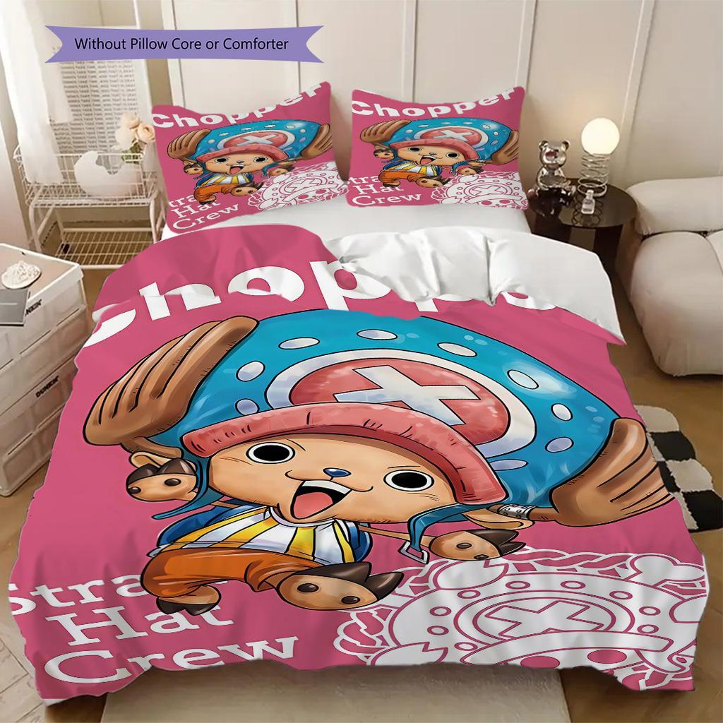 Housse de couette douce et confortable Tony Tony Chopper, Ensemble de literie pour enfants Cadeau, Différentes tailles disponibles LXR173