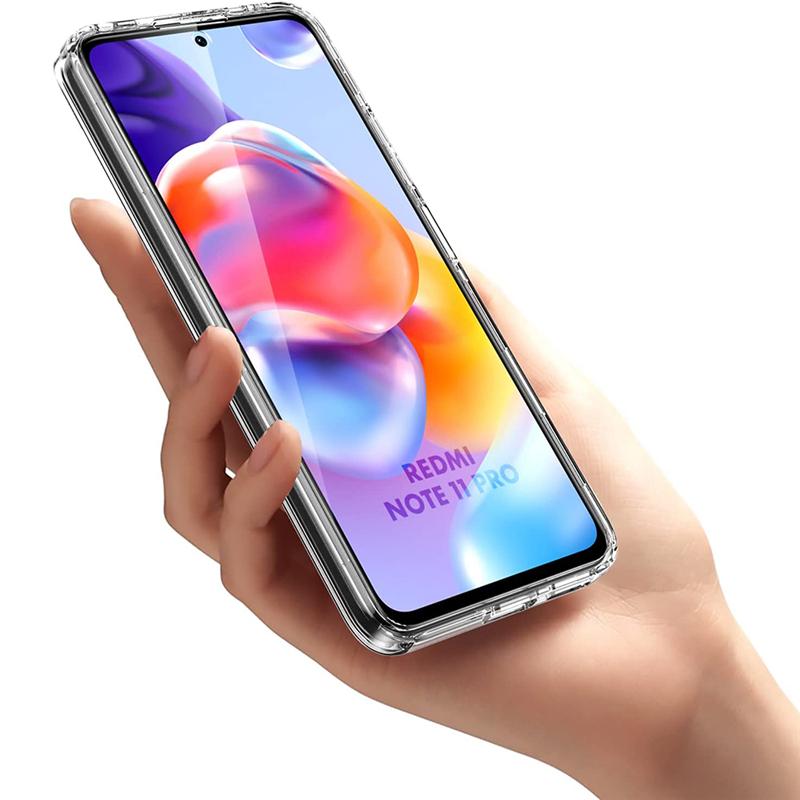 Силіконовий подвійний чохол 360° повного покриття для Samsung Galaxy A53 A52S A23 A12 A51 Honor 9X Redmi Note 11 10C iPhone 13 12 11 Pro Max Прозорий м'який жорсткий чохол