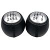 Car Accessories Manual Gear Shift Knob Lever Shifter Hand Ball For Alfa Romeo GT 147 166 3.2 V6 5 6 Speed Lever Stick Pen Head