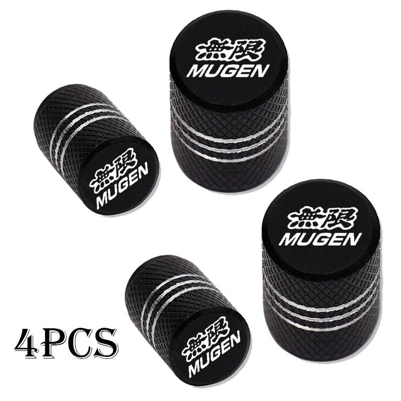 For Honda Mugen Power Civic 5D Accord 8 CRV Hrv Fit Jazz Car Wheel Tire Valve Caps Tyre Stem Covers Airdust Waterproof