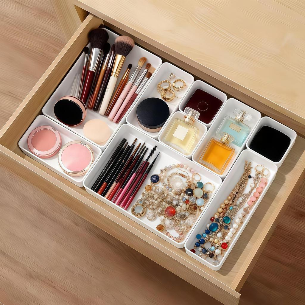 Desktop Drawer Organizer for Home, Dorm, or Office - Perfect for Sundries, Cosmetics, and Stationery
