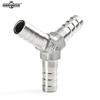 Schlauchstutzen Y/T-Typ Stacheliger Anschluss Edelstahl SS304 3-Wege-Adapter Formstück Verbindungstück Hausbrauerei Schlauch Guss-T-Stück fitting 6mm-50mm