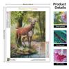 Diy Diamond Painting Forest Deer Cross Stitch Embroidery Animal Mosaic With Rhinestones Home Decor Gift 30x40cm