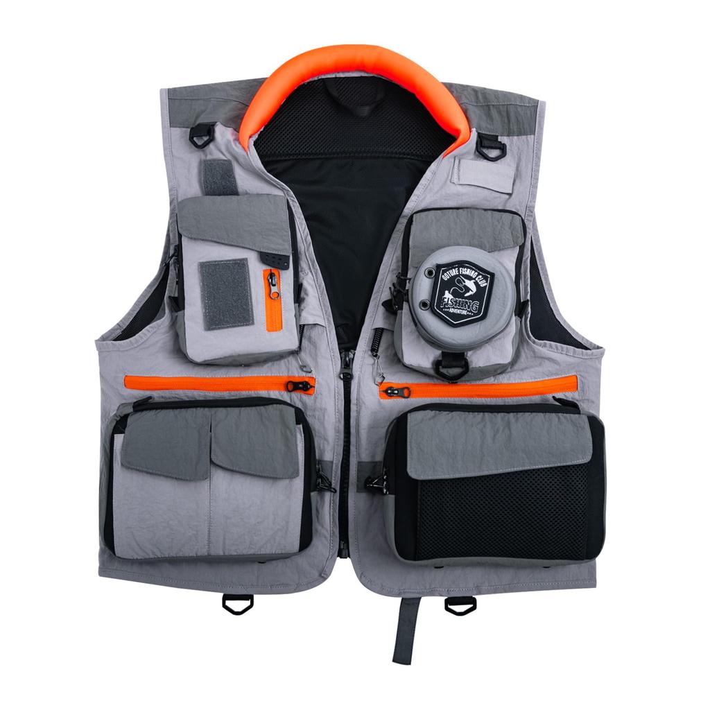 Goture Fishing Mesh Fishing Outdoor Multifunctional One Size Fits All Vest, Vest, Top, Vest, Unisex,