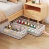 1PC Pvc Shoe Basket Bed Bottom Shoe Storage Box Shoe Box Dust-Proof Transparent Single-Window Organizer Folding