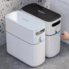 New Type of Trash Can for Home Bathroom and Kitchen with Lid and Large Automatic Packing Paper Bucket