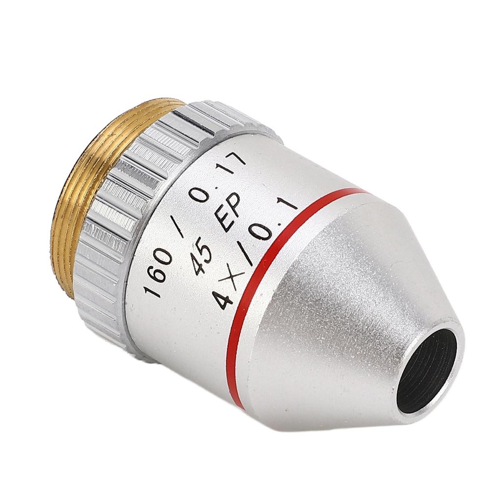 4X Objektiv 195EP Achromatisches Objektiv Ersatz für Biologisches Mikroskop Teleskop