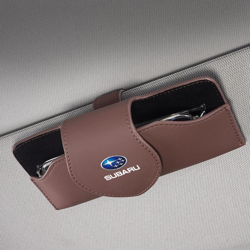 Subaru Car Mounted Sunshade Glasses Box Auto Interior Accessories For Crosstrek XV Legacy Forester BRZ Outback Tribeca Impreza gdu8