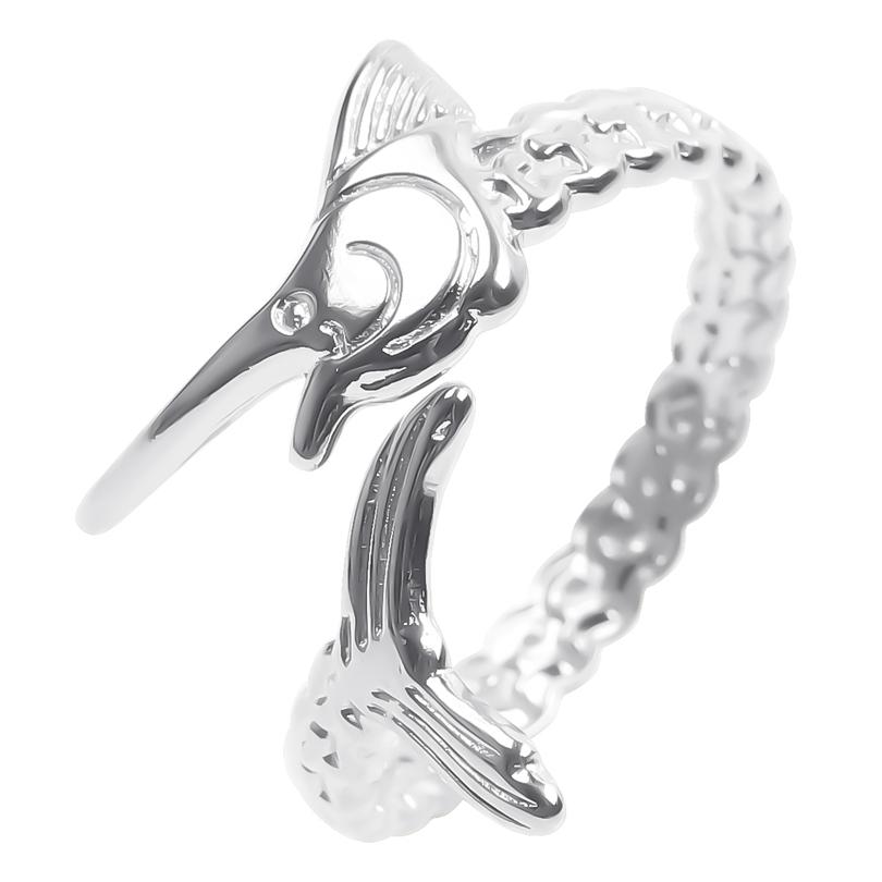 

1/2pcs Open Adjustable Ring Marine Organism Fish Sea Wave Shell Starfish Stainless Steel Rings For Women Men Real Agate Jewelry 1pcs