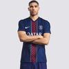 Nike Paris Saint-Germain 2025-2026 Season Home Player Version Short Sleeve Football Shirt Men Tops Navy-Blue HJ4547-411
