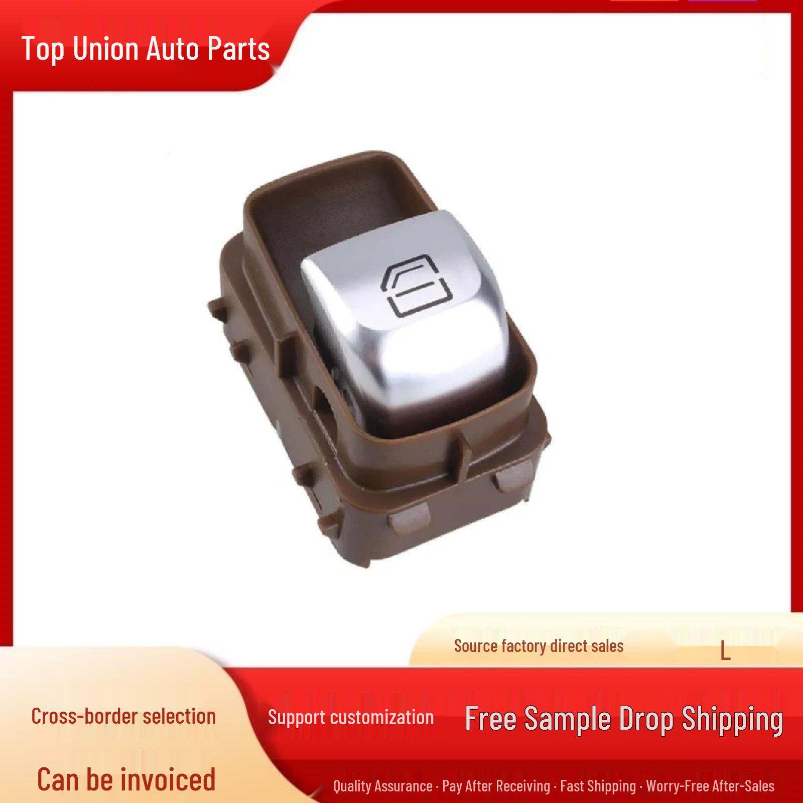 A2229051904: Compatible with Mercedes C, GLC, E, S-Class Electric Window Regulator Switch - Brown Base Electric да