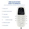 Electric Lumbar Traction Massager Inflatable Back Stretcher Device Adjustable Vibration Waist Massager Waist Spine Support Back