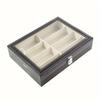 Multifunctional Sunglasses Storage Box Men's and Women's Glasses Display Box PU Leather Dustproof Jewelry Watch Storage Box