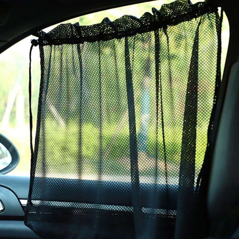 Heat Resistant Breathable Auto Sunshades Curtains Shield From Sunlight for Window Keep Vehicle Interior Cool and Private