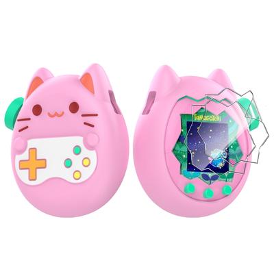 For Tamagotchi Paradise Case 2 Films Mosasa Soft Stylish and Protective Cover (Tamagotchi Paradise) + Included, Silicone, Cute, Thin,