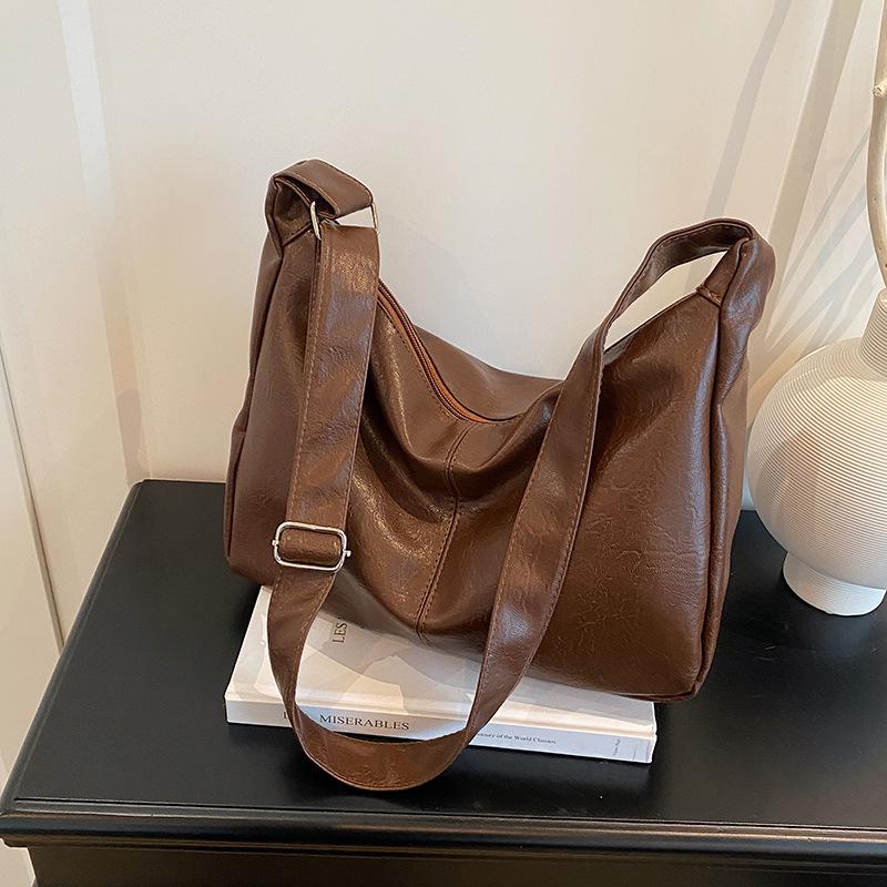 Women's Large Capacity Korean Style Tote and Crossbody Handbag