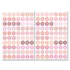 Adesivos Coloridos de Bolinhas com Letras Alfabeto Número Decalques DIY para Scrapbooking Diário Projetos de Artesanato Fácil de Remover Removível Essencial para Planejador Cartão