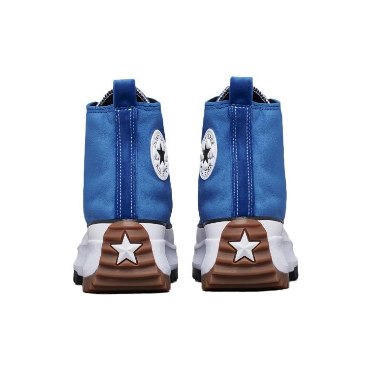 Converse Run Star Hike High-Top Canvas Shoes Blue Men's 172504C