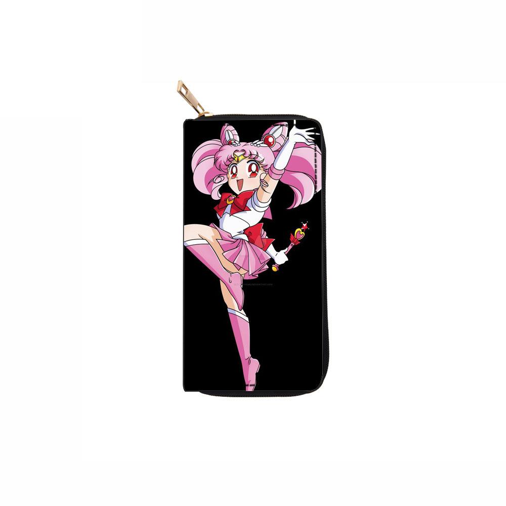Cartoon Long Zipper Wallet Wallet Clutch Sailor Moon